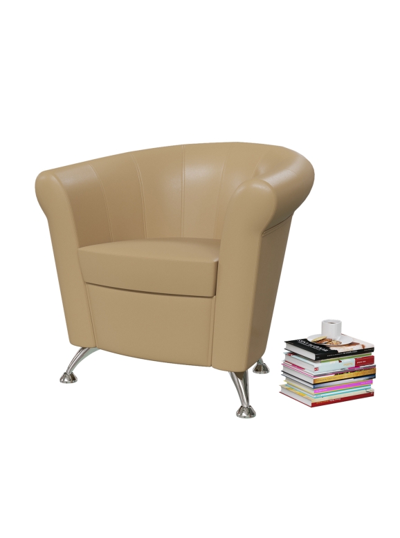 Банкетка 6-5116ксм Лагуна, искусственная кожа кофе с молоком (кофе с молоком NEXT), ШхГхВ 78х63х79 см. Лагуна МАЛАЯ !!!