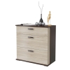 Комод с 3-мя ящиками 4-4425вндубсон Даллас, цвет венге/дуб сонома, ШхГхВ 90х44х90 см.
