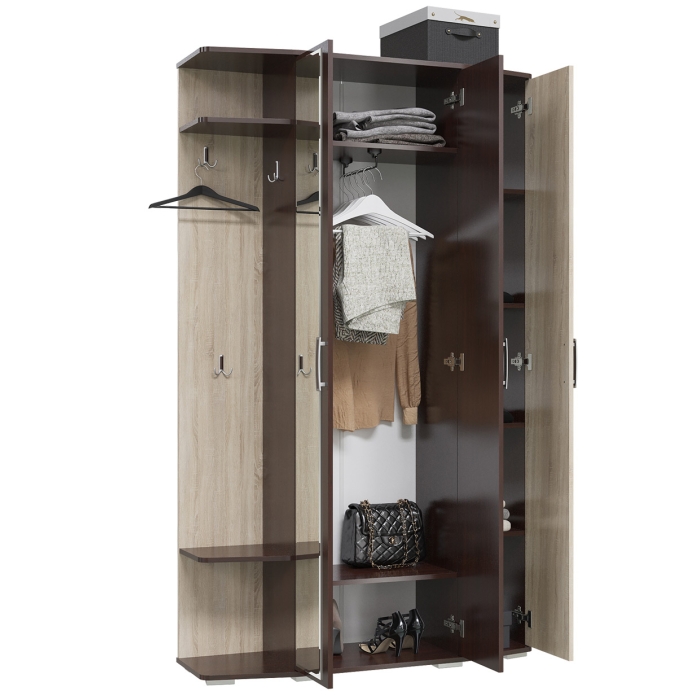 Прихожая Paola цвет венге/дуб сонома