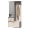Прихожая Domino - Шкаф с вешалкой, цвет бодега тёмный/бодега светлый
