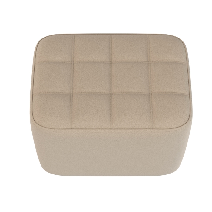 Банкетка 6-5127ТКВбеж Вики, цвет ткань бежевая, ШхГхВ 53х40х46 см.(прямоугольная тканевая банкетка на четырёх ножках)
