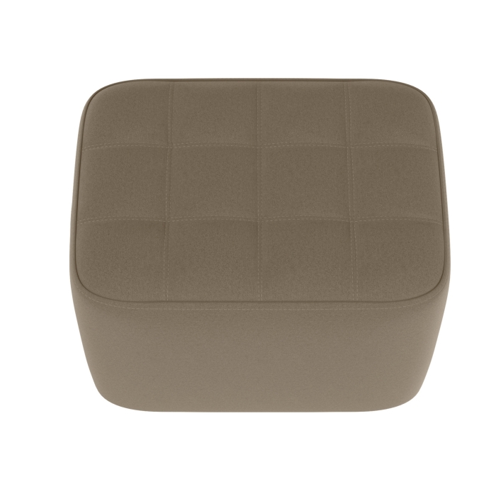 Банкетка 6-5127ТКВорех Вики, цвет ткань орех, ШхГхВ 53х40х46 см.(прямоугольная тканевая банкетка на четырёх ножках)