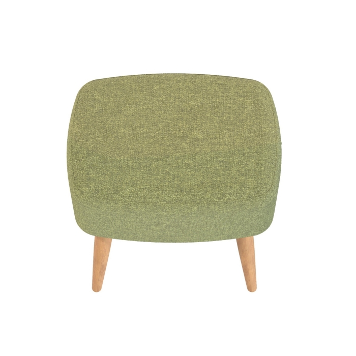 Банкетка 6-5135ТКШзел Полли, цвет ткань зелёная, ШхГхВ 44х34х45 см.(прямоугольная банкетка на четырёх ножках), цвет ножек: тик