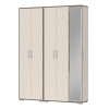 Прихожая Домино-мини + Шкаф для одежды Домино, цвет бодега тёмный/бодега светлый, ШхГхВ 148х36х202 см., универсальная сборка