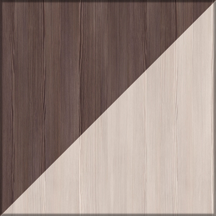 Две прихожих Домино-мини 2-3421бод.тем/св, цвет бодега тёмный/бодега светлый, ШхГхВ 176х36х202 см.