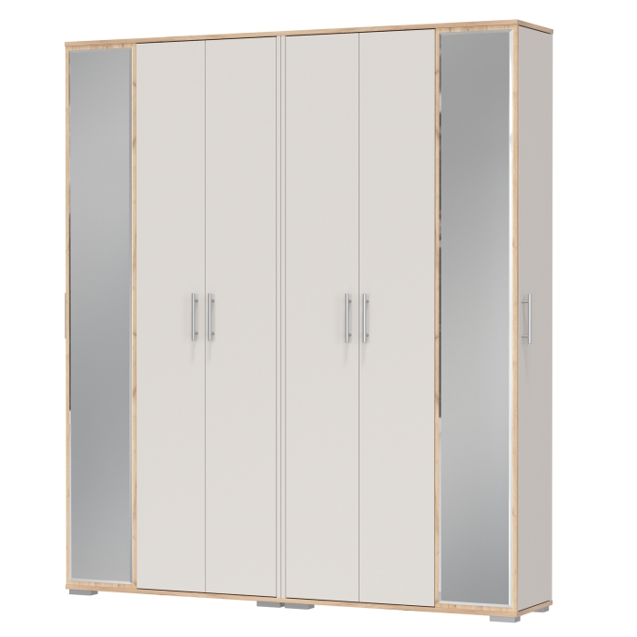 Две прихожих Домино-мини 2-3421дкз/к.с, цвет дуб крафт золотой/кашемир серый, ШхГхВ176х36х202 см.