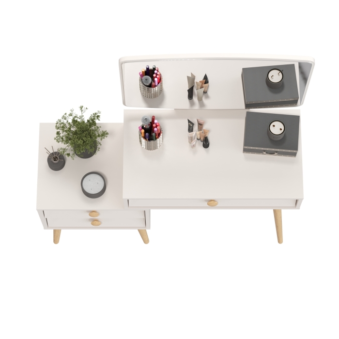 Трюмо Afina цвет кашемир серый