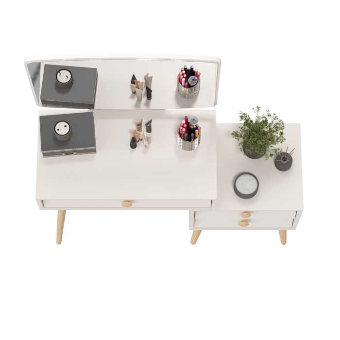 Трюмо Afina цвет кашемир серый