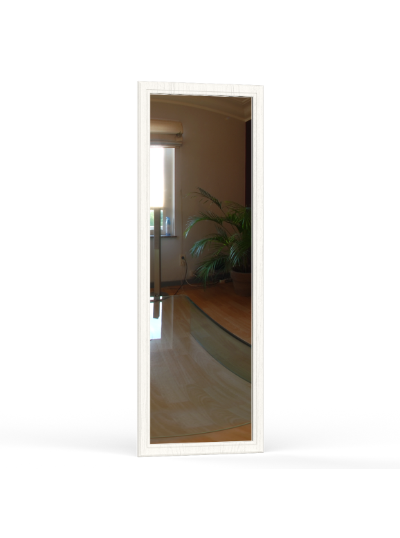 Ливерпуль Зеркало навесное 03.242, цвет ясень ваниль, ШхГхВ 50х2х140 см., навешивается только вертикально