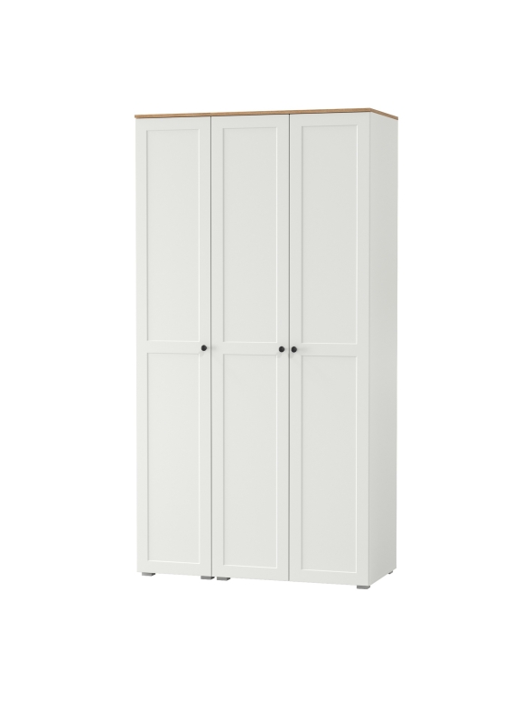 Остин Набор шкафов 01, цвет белый шагрень/дуб крафт золотой, ШхГхВ 120х54,3х229,6 см., универсальная сборка