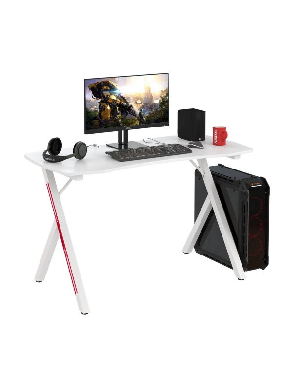 Игровой стол Мебель--24 GT-2310, цвет белый, ШхГхВ 120х60х73 см., столешница МДФ 15 мм.(регулировка высоты: 72,5 - 73,5 см.), макс. нагрузка 100  кг.