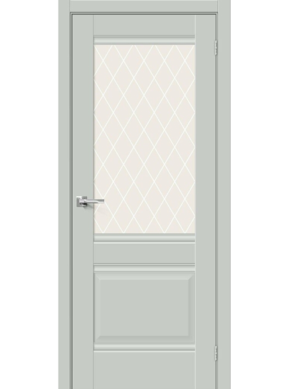Прима-3 Grey Matt White Сrystal