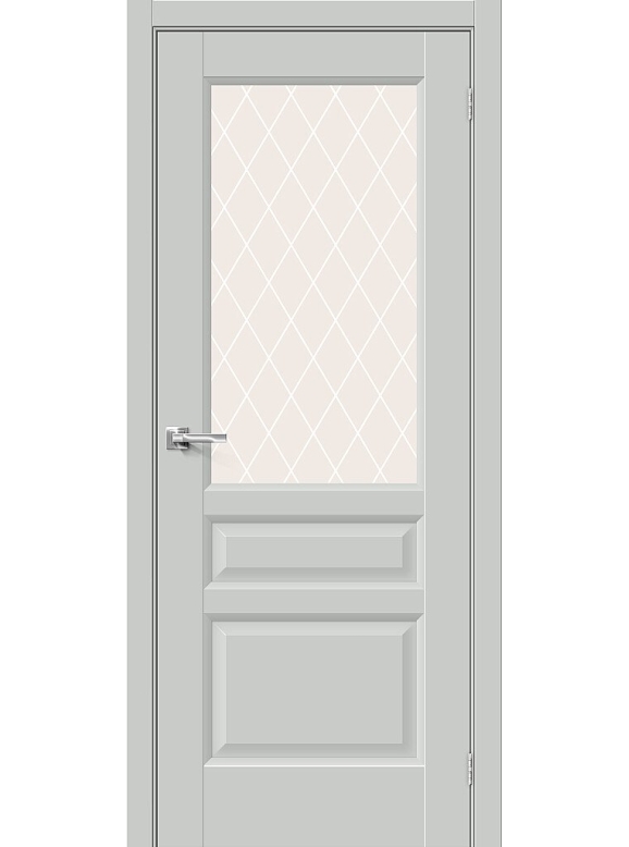 Неоклассик-35 Grey Matt White Сrystal