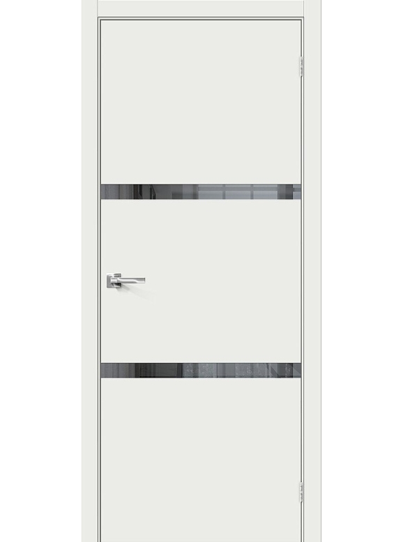Браво-2.55.П White Matt Mirox Grey