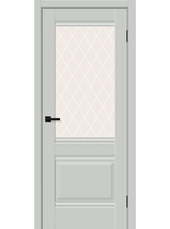 Прима-3 Grey Silk White Сrystal