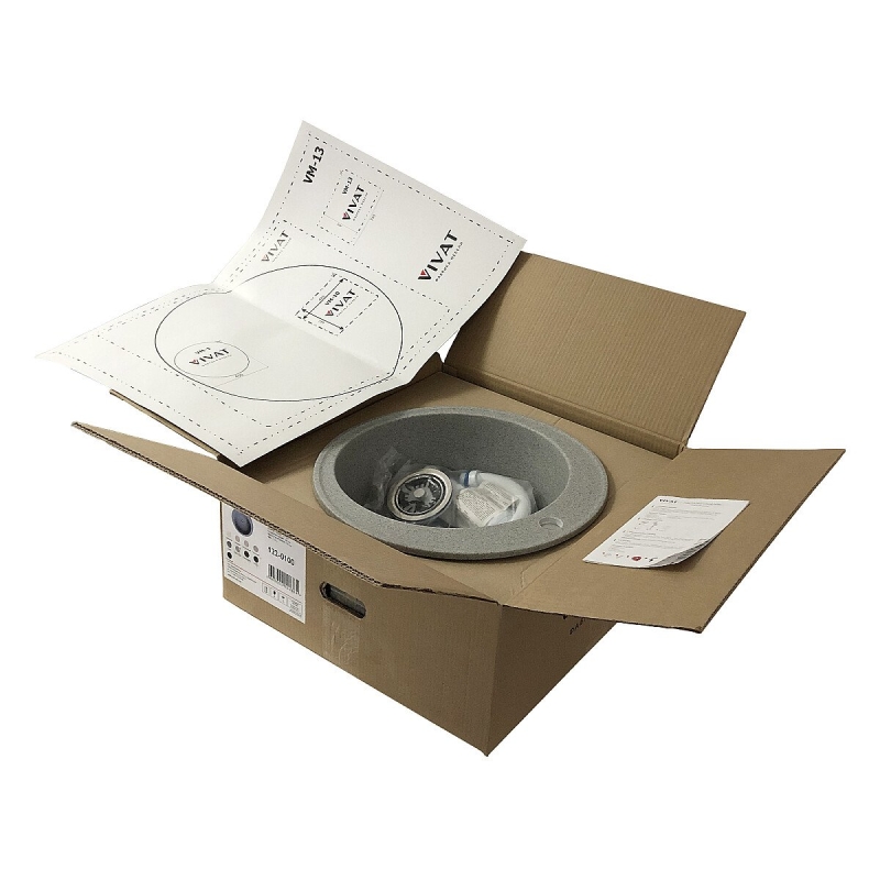 Мойка врезная Vivat 4718 1Ч