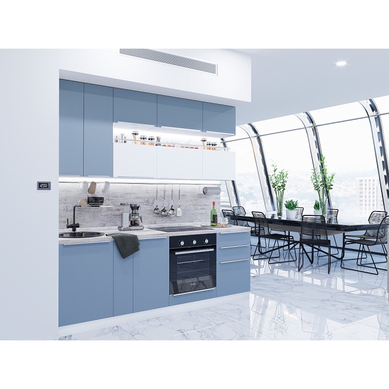 FUSION-01 Silky Blue/Silky White (комплект)