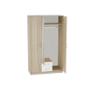Шкаф 3-х створчатый Сопрано ШК-223 с зеркалом и 2-мя ящиками