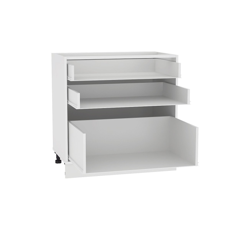 Каркас нижнего шкафа с 3-мя ящиками Н 803