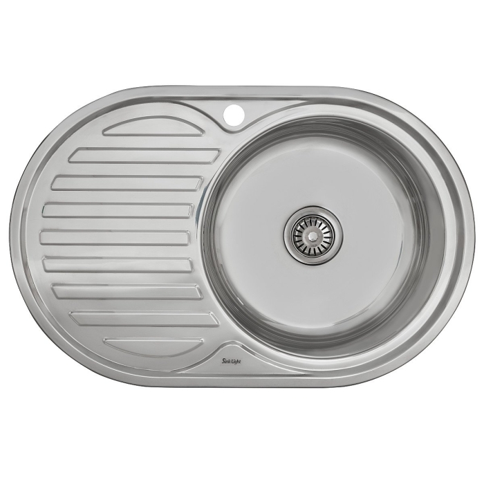 Мойка врезная Vivat 775016/0,6 1Ч1К (правая)