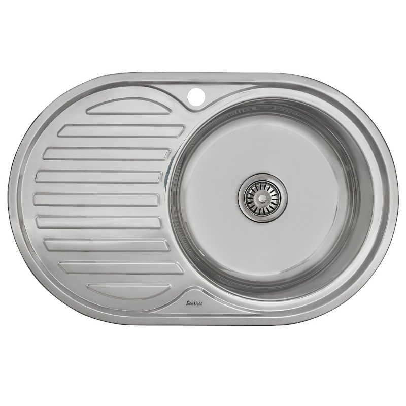 Мойка врезная Vivat 775016/0,6 1Ч1К (правая)