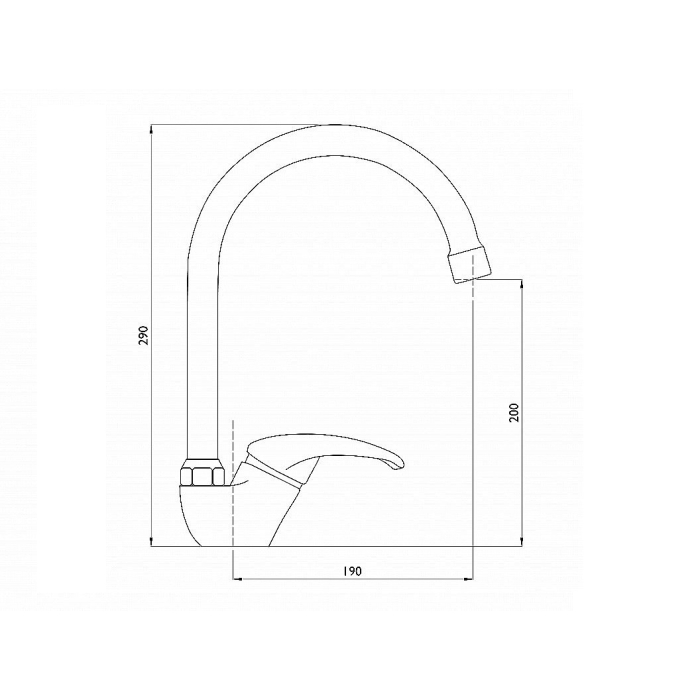 Смеситель для кухни UM2303