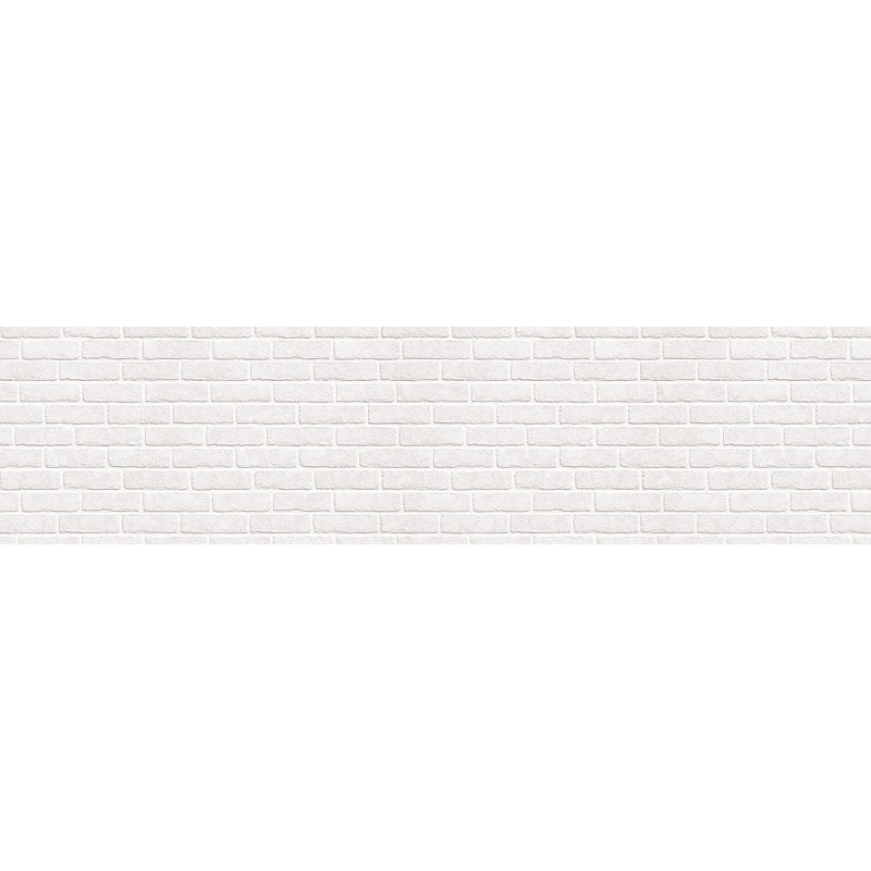 Фартук для кухни «Белые кирпичи»