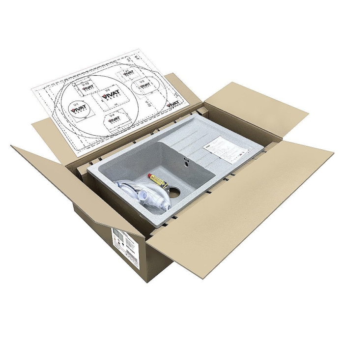 Мойка врезная Vivat 754919 1Ч1К