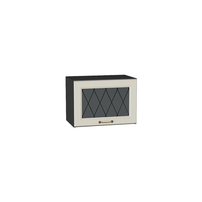 Шкаф верхний горизонтальный остекленный Ницца