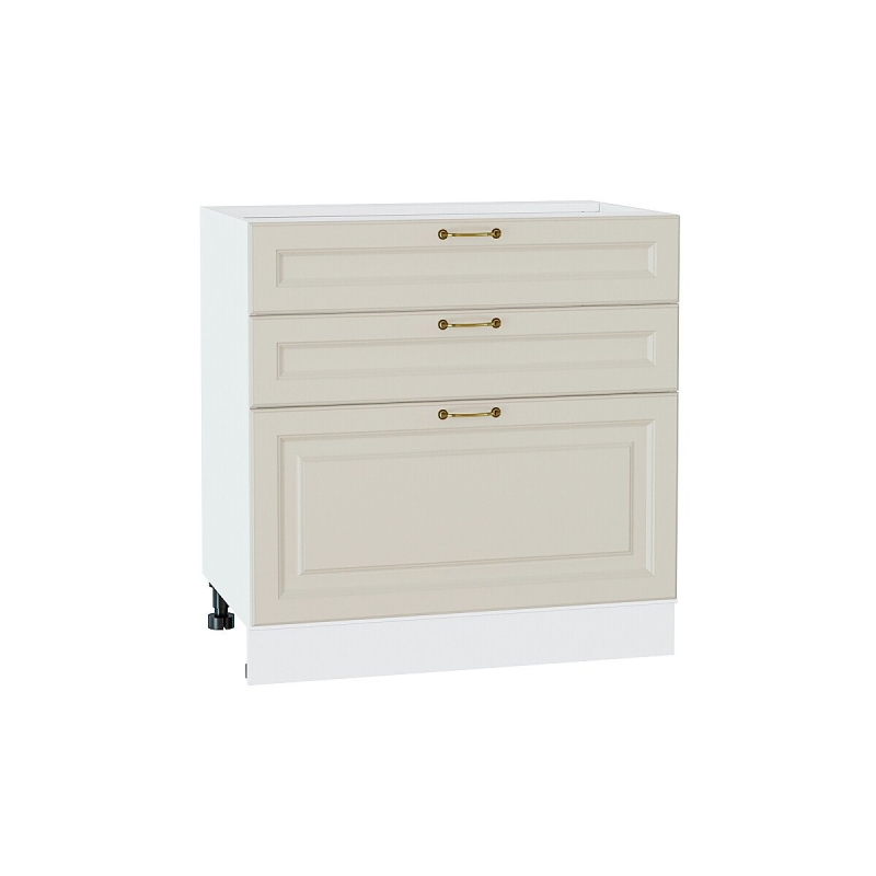Шкаф нижний с 3-мя ящиками Ницца
