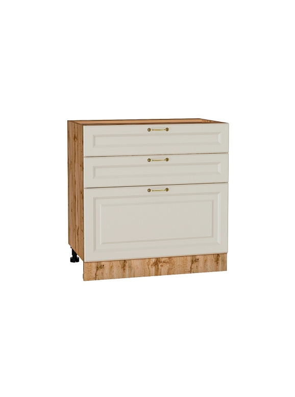 Шкаф нижний с 3-мя ящиками Ницца