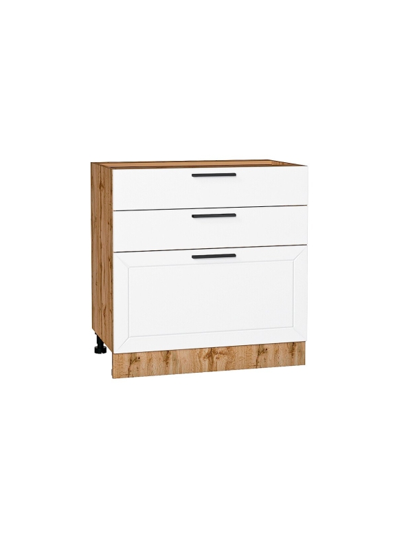 Шкаф нижний с 3-мя ящиками Глетчер