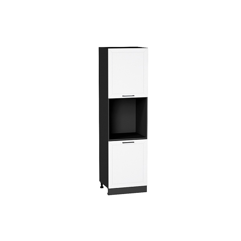 Шкаф пенал с 2-мя дверцами под технику Глетчер