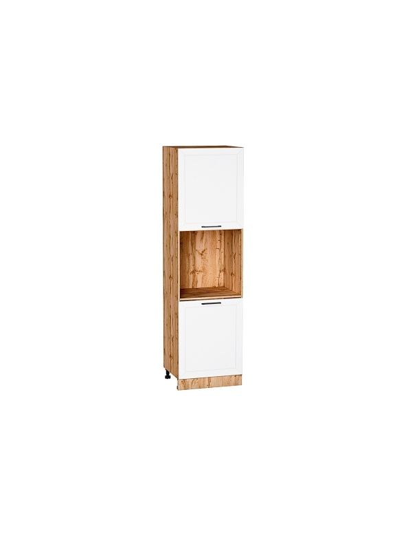 Шкаф пенал с 2-мя дверцами под технику Глетчер