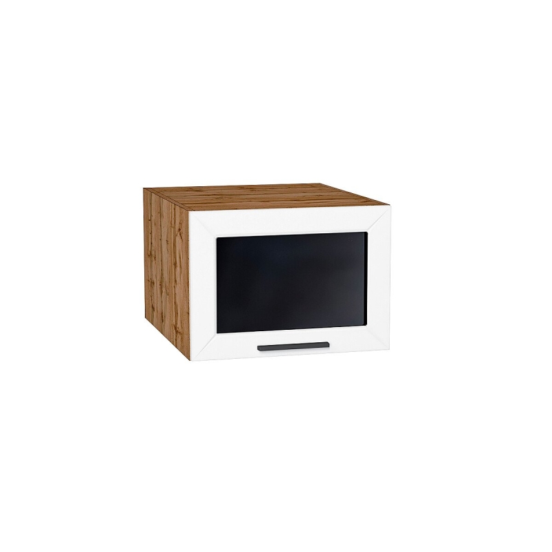 Шкаф верхний горизонтальный остекленный глубокий Глетчер