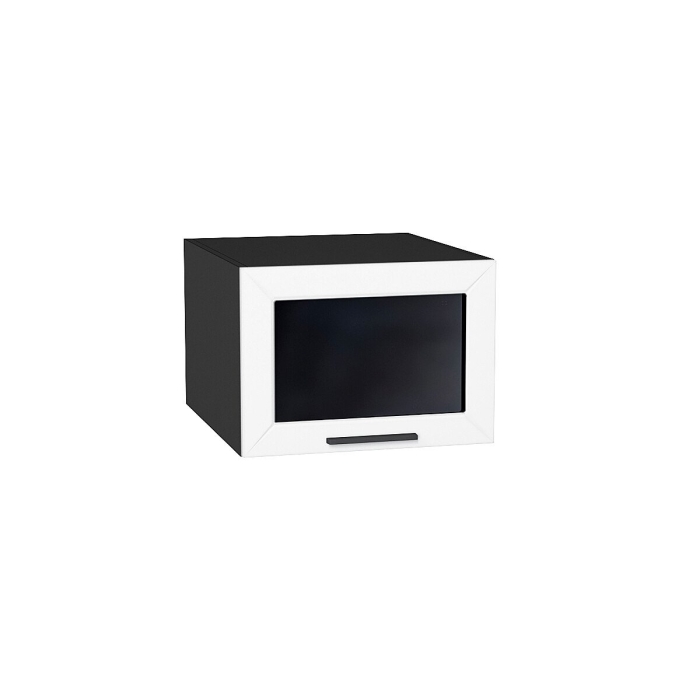 Шкаф верхний горизонтальный остекленный глубокий Глетчер