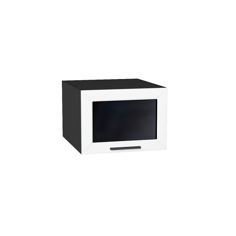 Шкаф верхний горизонтальный остекленный глубокий Глетчер