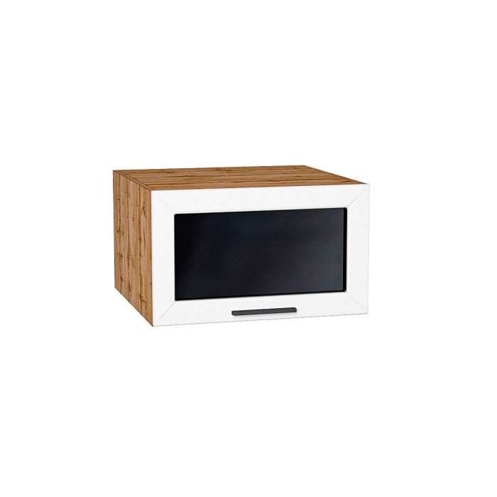 Шкаф верхний горизонтальный остекленный глубокий Глетчер