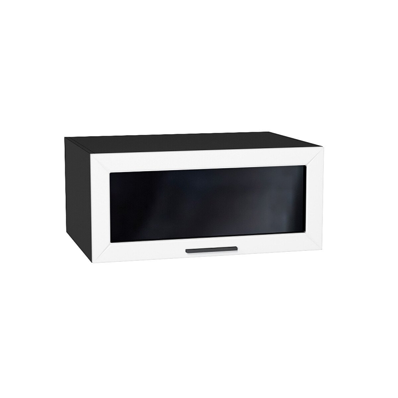 Шкаф верхний горизонтальный остекленный глубокий Глетчер