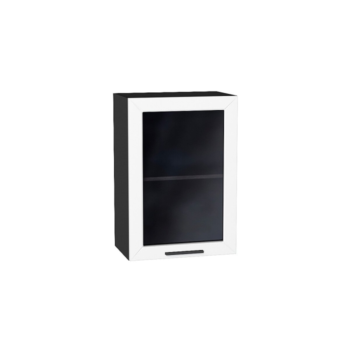 Шкаф верхний с 1-ой остекленной дверцей Глетчер