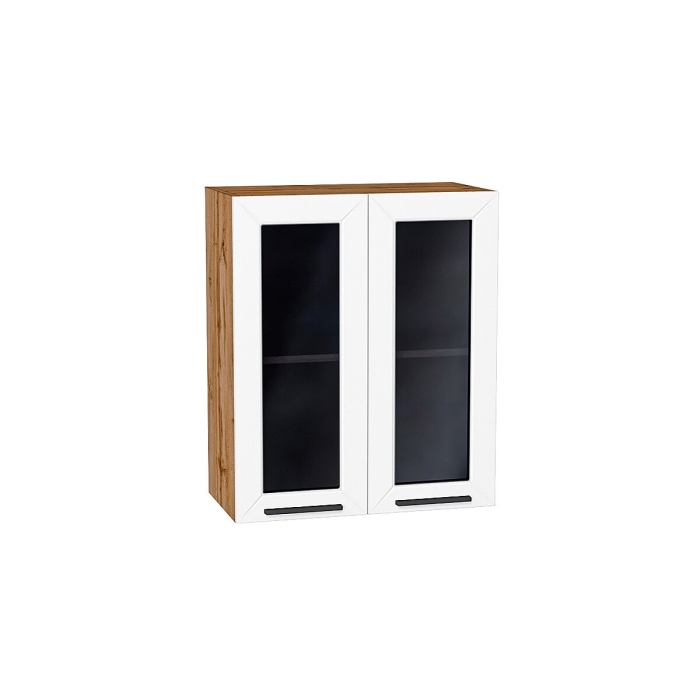 Шкаф верхний с 2-мя остекленными дверцами Глетчер