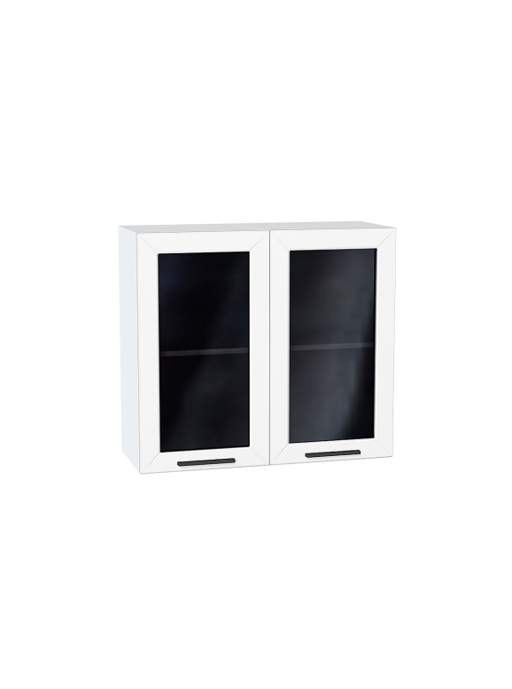 Шкаф верхний с 2-мя остекленными дверцами Глетчер