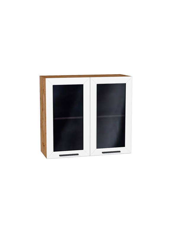 Шкаф верхний с 2-мя остекленными дверцами Глетчер