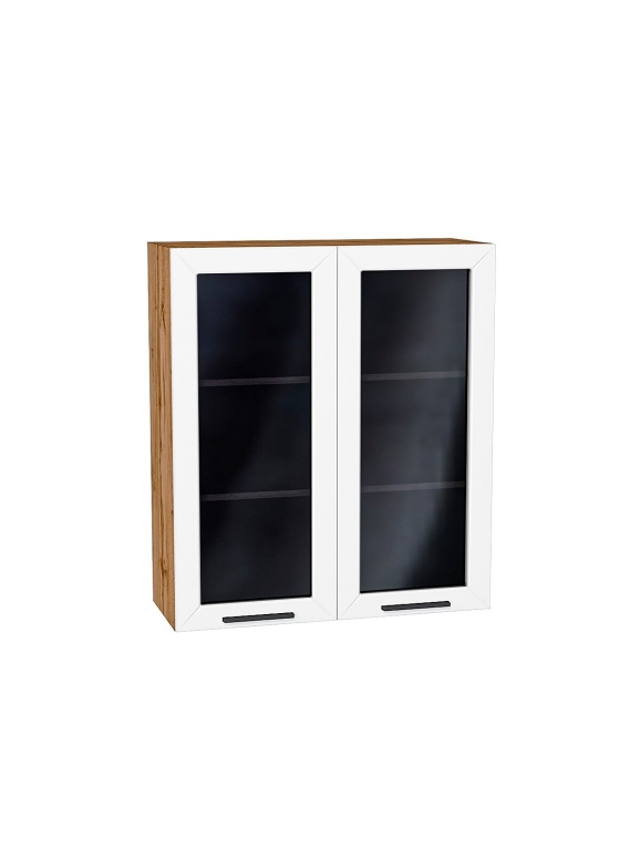 Шкаф верхний с 2-мя остекленными дверцами Глетчер