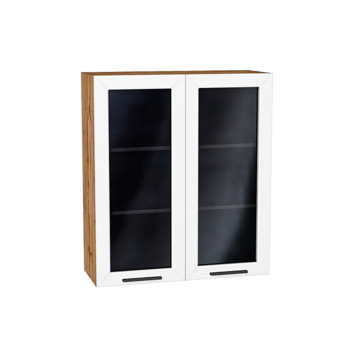 Шкаф верхний с 2-мя остекленными дверцами Глетчер