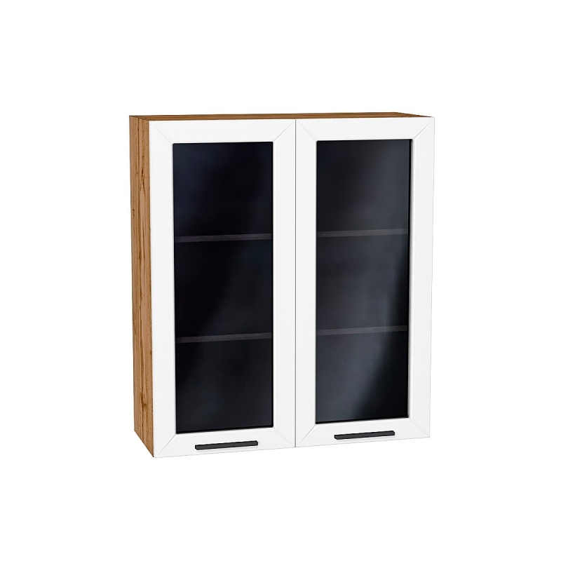 Шкаф верхний с 2-мя остекленными дверцами Глетчер