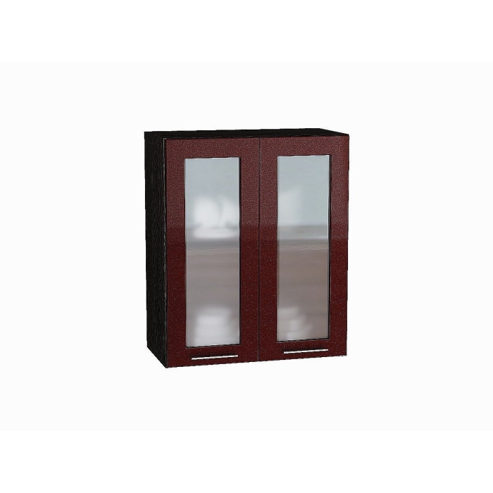 Шкаф верхний с 2-мя остекленными дверцами Валерия-М