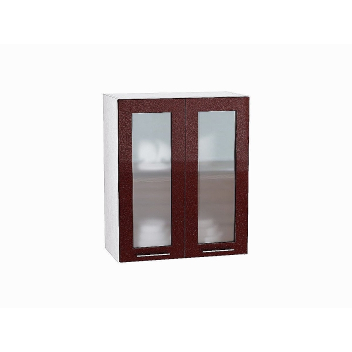 Шкаф верхний с 2-мя остекленными дверцами Валерия-М