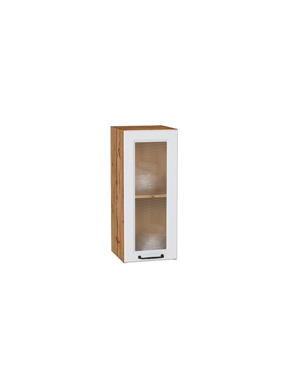 Шкаф верхний с 1-ой остекленной дверцей Ницца