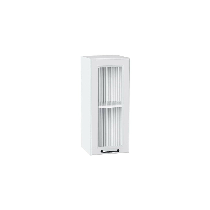 Шкаф верхний с 1-ой остекленной дверцей Ницца